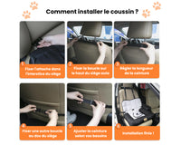 Coussin de voiture pour chien