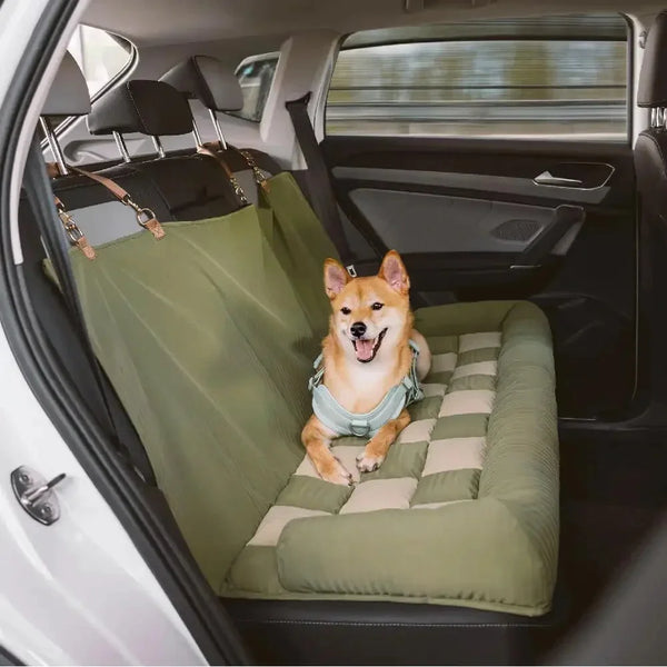 Coussin lit de voiture pour chien XXL sécurisé