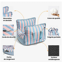 Panier design de voiture pour chien