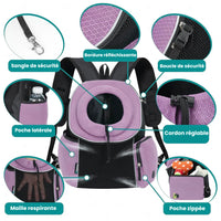 Sac de transport ventral pour petit chien