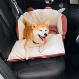 Siège de voiture portable pour chien avec sangles - Sérénité-Canine