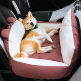 Siège de voiture portable pour chien avec sangles - Sérénité-Canine