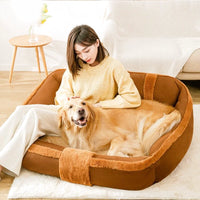 Canapé XXL polaire pour chien | Refuge du Prince - Coussin pour chien