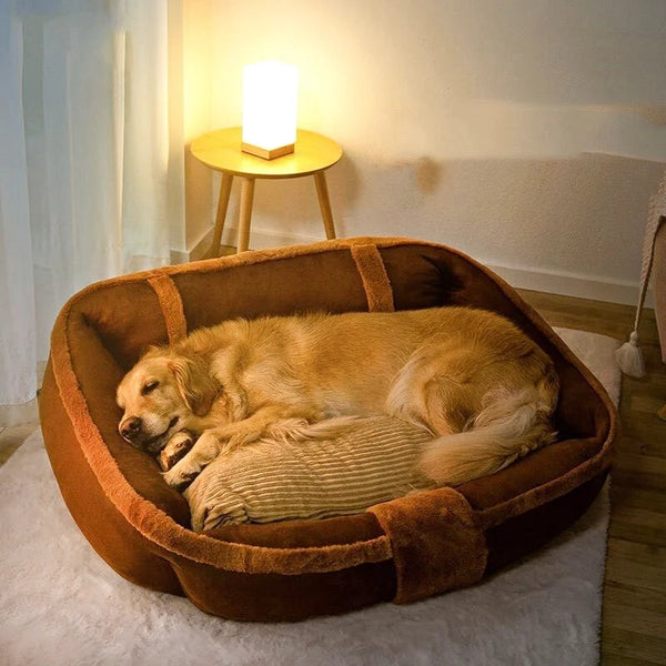 Canapé XXL polaire pour chien | Refuge du Prince - Coussin pour chien