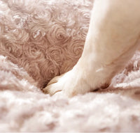 Matelas extra large en velours pour chien | Rêverie Veloutée - Sérénité-Canine