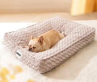 Matelas extra large en velours pour chien | Rêverie Veloutée - Sérénité-Canine