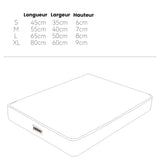 Matelas extra large en velours pour chien | Rêverie Veloutée - Sérénité-Canine