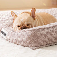 Matelas extra large en velours pour chien | Rêverie Veloutée - Sérénité-Canine