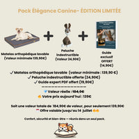 Matelas orthopédique lavable pour chien | Elégance Canine