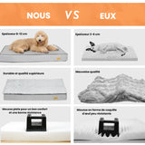 Matelas orthopédique lavable pour chien | Elégance Canine - Sérénité-Canine