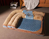 Matelas pour chien rembourré | Havre de velours - Sérénité-Canine