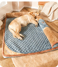 Matelas pour chien rembourré | Havre de velours - Sérénité-Canine