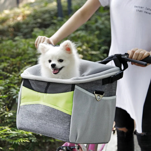 Panier à vélo pour petit chien - Sérénité-Canine