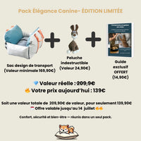 Sac design de transport pour chien pour voiture