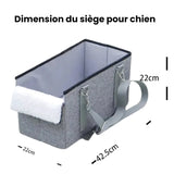 Siège auto pliable pour chien - Sérénité-Canine