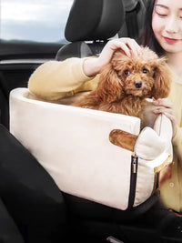 Siège auto pour chien portable | Douceur d'automne - Sérénité-Canine
